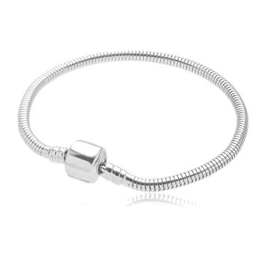 Imagem de Pulseira Berloque Pandora Banhado a Prata 925 Premium