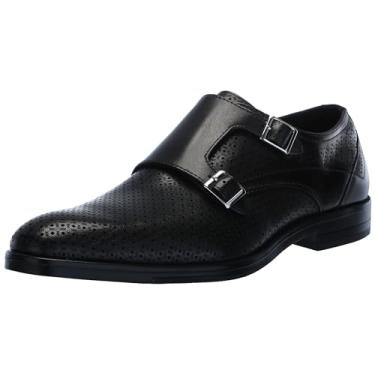 Imagem de STACY ADAMS Mocassim masculino Arthur Double Monk Strap, Preto, 38