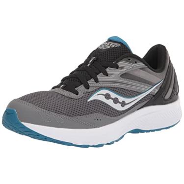 Imagem de Saucony Tênis de corrida masculino Cohesion 15, Carvão/Topázio, 43