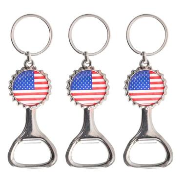 Imagem de Chaveiro abridor de garrafa de cerveja com bandeira dos EUA (3)