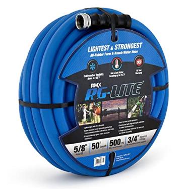 Imagem de Mangueira de jardim de borracha para água quente e fria AG-Lite: ultraleve e super forte (1,5 cm x 1,5 m) - BSAL5850