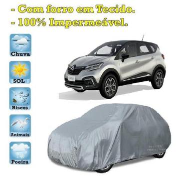 Imagem de Capa com forro cobrir carro Renault Captur 100% Impermeável Proteção B