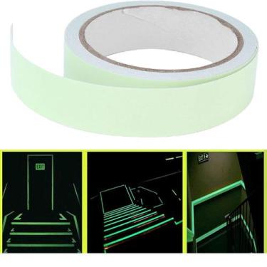 Imagem de Fita Adesiva Fluorescente 2cmx3m Festa Brilha Neon Decoração - Top