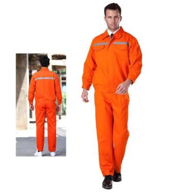 Imagem de Conjunto Uniforme EPI Faixa Refletiva Segurança do Trabalho Profission