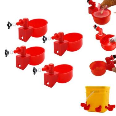 Imagem de Bebedouro Automático Copinho Frangos por Gravidade 4un - GF