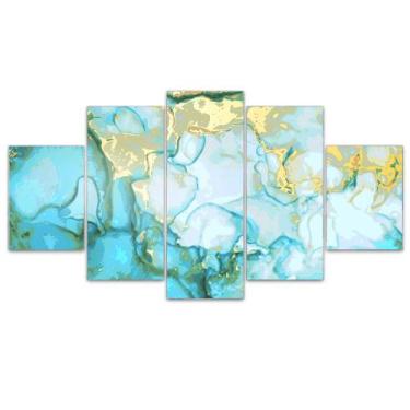 Imagem de Quadro Decorativo Mosaico MDF Mármore 7 115x60cm - EMPIRE GAMER