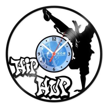 Imagem de Relógio De Parede Disco Vinil Música - Hip Hop - VMU-074 - Modernarte