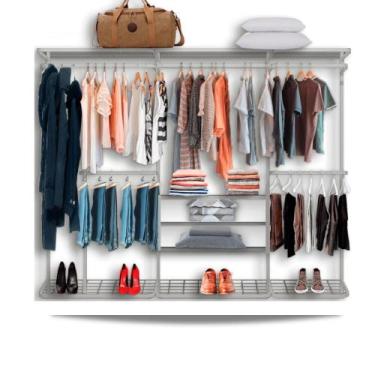 Imagem de Closet Aramado - Linear CLR282 - 2,50m - Casa Expressa