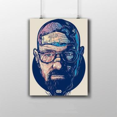 Imagem de Placa Decorativa Heisenberg - Cerebro - Série Breaking Bad - Artesanal