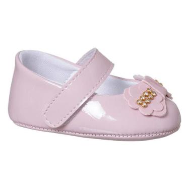 Imagem de Sapatilha Menina Laço com Strass Confortável Várias Cores - LVB BABY, 
