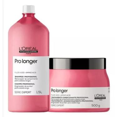 Imagem de Kit Pro Longer Shampoo 1,5L e Máscara 500ml - L'Oréal - L'Oréal Profes