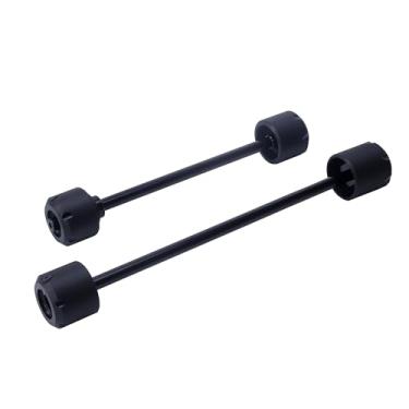 Imagem de Simnliras Protetor de roda deslizante do eixo do garfo da roda dianteira/traseira da motocicleta, amortecedor de choque, almofada de proteção contra quedas, protetor de garfo de roda traseira