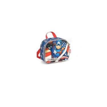 Imagem de Lancheira Infantil Capitão América Azul - Luxcel