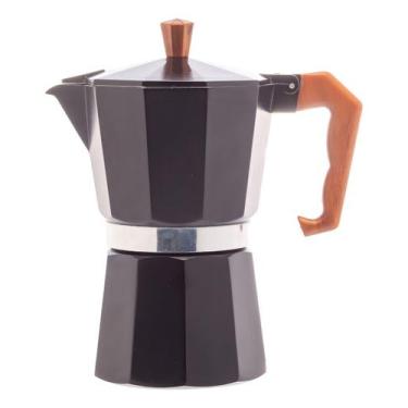 Imagem de Cafeteira Italiana Wolff De Alumínio Preta Fosca - ROJEMAC IMPORTACAO 