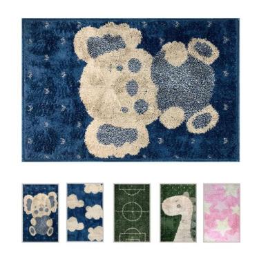 Imagem de 1 Tapete Quarto Infantil Peludo Beira Cama 100x150 Oa Jk Vr - IDEALIZA