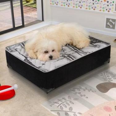 Imagem de Cama Box Pet Caminha Para Cachorro E Gato Varias Cores - Val Moveis, E