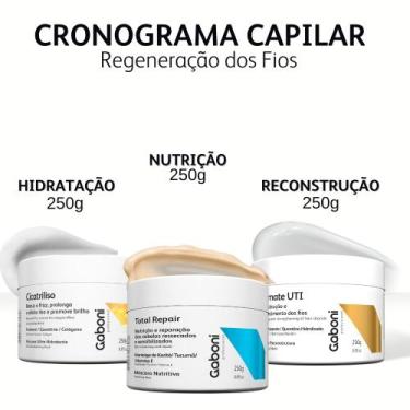 Imagem de Cronograma Capilar Hidratação, Nutrição e Reconstrução - 3 Máscaras de