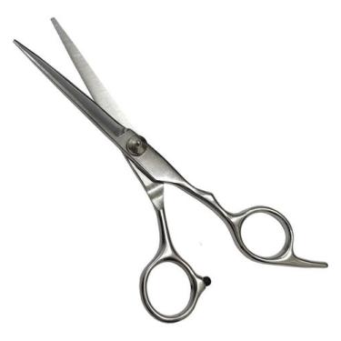 Imagem de Tesoura Cortar Cabelo Cabeleireiro Descanso Dedo Inox 17cm - SQ Import