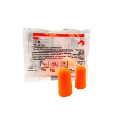 Imagem de kit 50 Pares Protetor Auricular 3M 16DB Espuma Abafador Ouvidos S/Cord