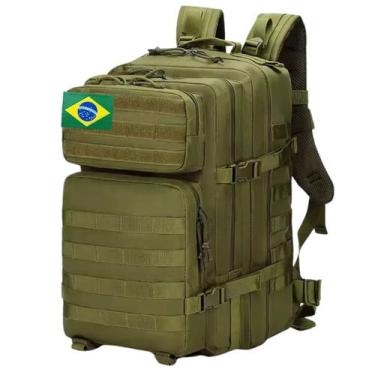 Imagem de Mochila militar 50l camping original 1000d impermeavel com divisorias 