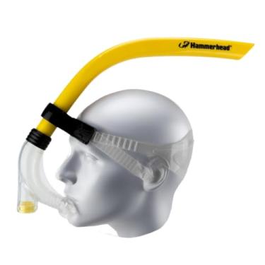 Imagem de Snorkel Frontal Natação Mergulho Águas Abertas Piscina Praia Treinamento Amarelo Adulto Unissex Uso Profissional Adulto Juvenil Masculino Feminino Resistente Respiração