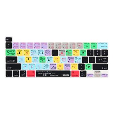 Imagem de XSKN Capa de silicone para teclado Ableton Live Shortcuts para MacBook Pro 16.2 33.8 cm 2019 2020 com Touch Bar e Touch ID A2141 A2251 A2289 A2338 M1 versão EUA