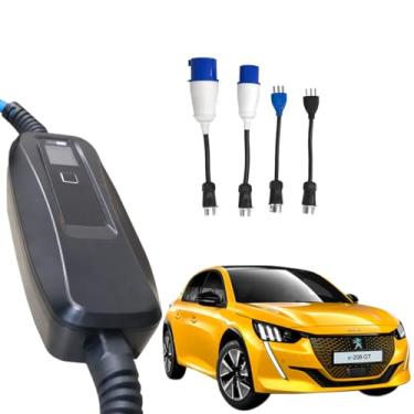 Imagem de Carregador Portátil para Carro Peugeot E-208 GT 7.2 kW T2 ATM Ultraflex