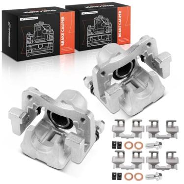 Imagem de A-Premium Conjunto de pinça de freio a disco com suporte compatível com veículos Toyota - Camry 2018-2024 - traseira esquerda e direita