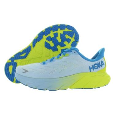 Imagem de HOKA Tênis One Clifton 9 Masculino Tamanho 10, Cor: Água Gelada/Prímula
