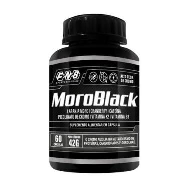 Imagem de MoroBlack Laranja Moro Cranberry Cafeína Cromo Vitamina K2 B3 60 Capsu