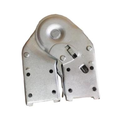 Imagem de Bothyi Conector de junta de dobradiça de escada de degraus, peças de reparo faça você mesmo, montagem simples para marcenaria com parafusos, suporte de aço, Interface de 58x21