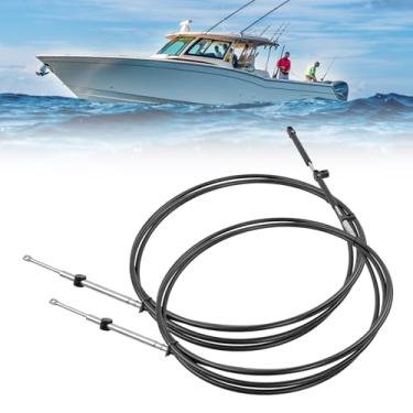 Imagem de ATRACYPART Cabos de acelerador e câmbio de barco 3,8 m, GEN I 600A, cabo de controle remoto, compatível com Mercury MerCruiser Marine Force Outboard, substitui CC17911 (2 peças)