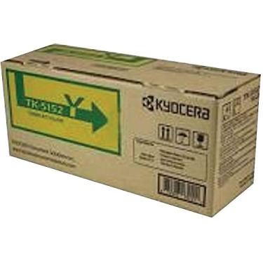 Imagem de Kyocera Cartucho de toner amarelo, inclui recipiente de lixo, rendimento de 10.000 (TK-5152Y)