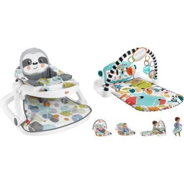 Imagem de Cadeira Portátil para Bebês Fisher-Price Sit-Me-Up com Bandeja