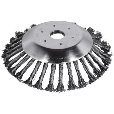 Imagem de Escova Circular 8'' Aço Torcido Para Roçadeira Tradestar