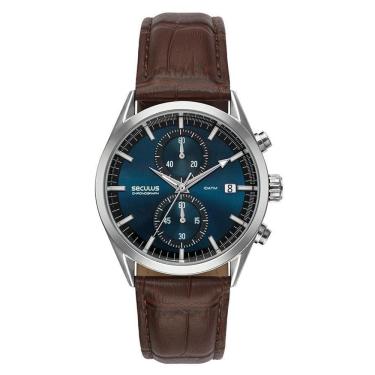 Imagem de Relógio Seculus Masculino Cronógrafo Couro 77307G0Svnc1