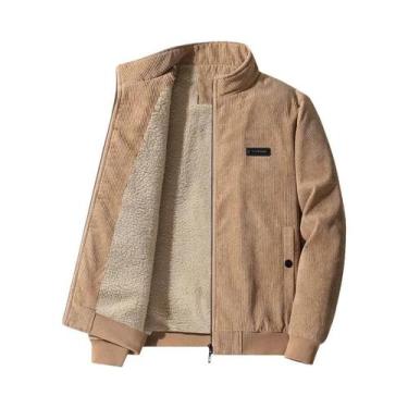 Imagem de Jaqueta De Inverno Masculina Grossa E Quente Com Forro De Fleece, Casa