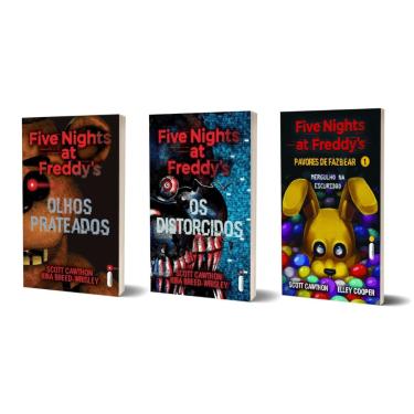Imagem de Kit de Livros: Five Nights at Freddys: Olhos Prateados, Os Distorcidos e Mergulho na Escuridão