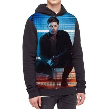Imagem de Moletom Com Capuz Supernatural Dean Winchester Ref:250 - smoke, Preto,