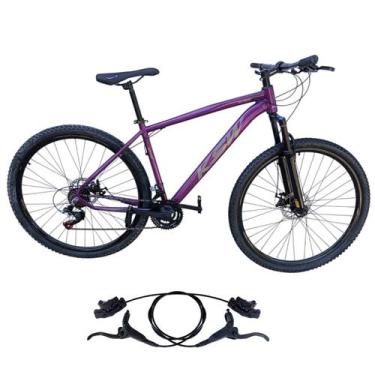 Imagem de Bicicleta Feminina Aro 29 Alumínio KSW XLT 100 21v Disco Hidráulico Su
