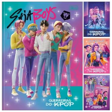 Imagem de Kit C/ 4 Caderno Guerreiras do K-Pop Brochura TILIBRA - 80 Folhas