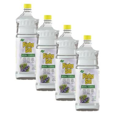 Imagem de Kit 4 Desinfetantes Pinho Sol Naturals Lavanda e Melaleuca 1,75L