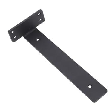 Imagem de Garosa Suporte de Metal L Suporte de Prateleira de 10 pol. de Prateleira de Ferro Resistente para Madeira Com Parafusos, Espessura Resistente de 1/5 pol. para Flutuantes Em Penteadeira de Estudo de