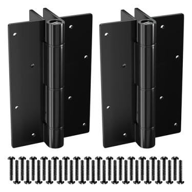 Imagem de JZVXX 1 par de dobradiças de portão de fechamento automático, dobradiças de alumínio, dobradiças de portão resistentes para portões de metal, portões de piscina, portões de alumínio (1)