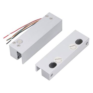 Imagem de Fafeicy Fechadura Elétrica do Parafuso da Porta de Vidro, 12v à Prova de Falhas Com Sinal de Feedback, para o de Controle de Acesso da Porta de Vidro Sem Moldura do Lado Direito