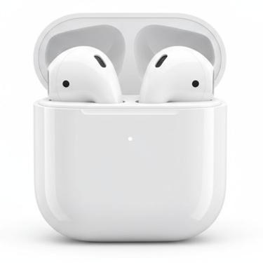 Imagem de Fone TWS Branco Microfone - Música e Esporte