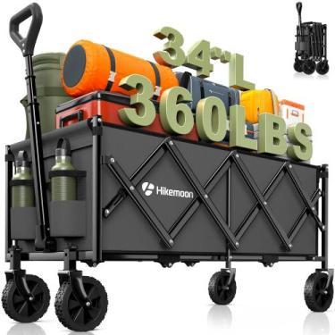 Imagem de Carrinho utilitário HIKEMOON 34" Dobrável 163 kg Heavy Duty
