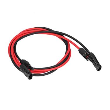 Imagem de Cryfokt Cabo de Extensão Solar Fio Fotovoltaico Durável para Geração de Energia, à Prova D'água para Canteiros de Obras ² Material PPO 2 Pacotes (#2)