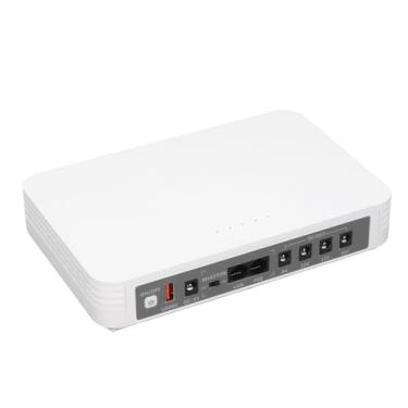 Imagem de FTVOGUE Mini UPS 8000mAh Fonte de Alimentação Ininterrupta Com Saída POE 24V 15V para Roteador Modem Câmera de Segurança Prompt de Voz Em Inglês DC 5V 9V 12V Bateria de Backup USB (plugue americano)