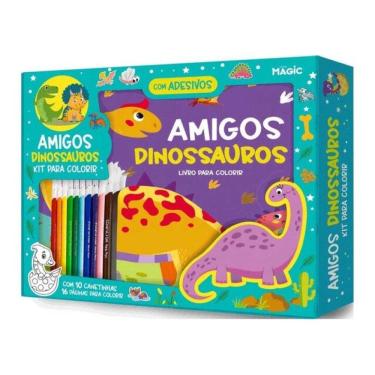 Imagem de Amigos Dinossauros - Kit Para Colorir